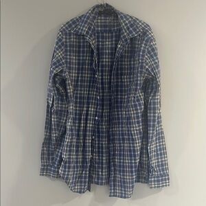 J. Crew Blue Casual Button Down Shirt